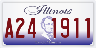 IL license plate A241911