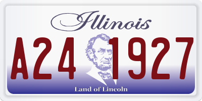 IL license plate A241927