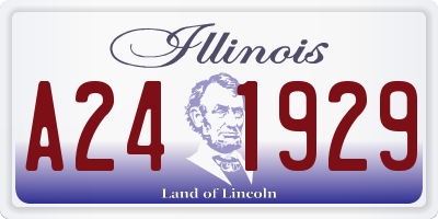 IL license plate A241929