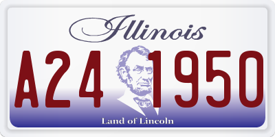 IL license plate A241950
