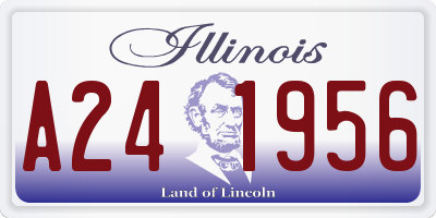 IL license plate A241956