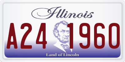 IL license plate A241960