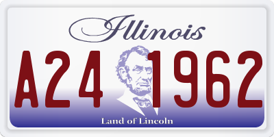 IL license plate A241962