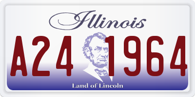 IL license plate A241964