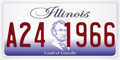 IL license plate A241966