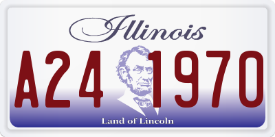 IL license plate A241970