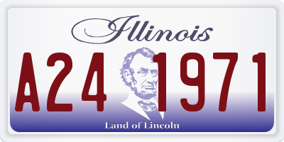 IL license plate A241971
