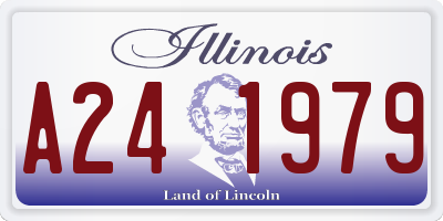 IL license plate A241979