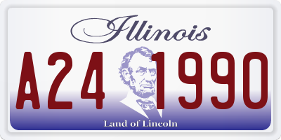 IL license plate A241990