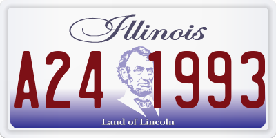 IL license plate A241993