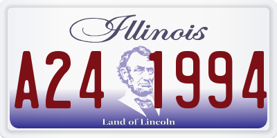 IL license plate A241994