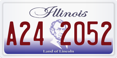 IL license plate A242052