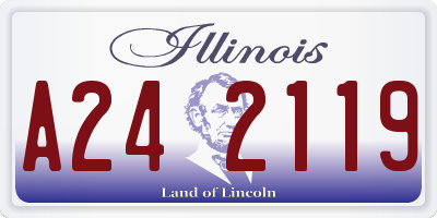 IL license plate A242119