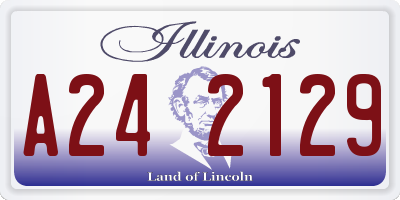 IL license plate A242129