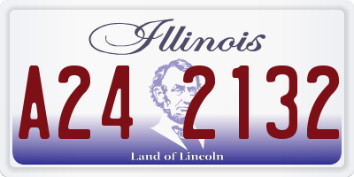 IL license plate A242132