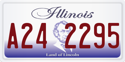 IL license plate A242295