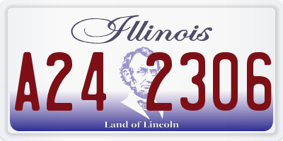IL license plate A242306