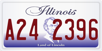 IL license plate A242396