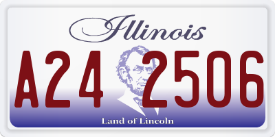 IL license plate A242506