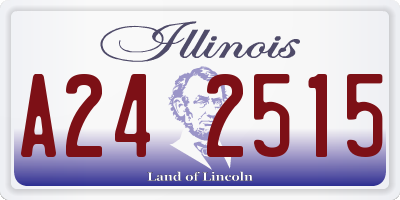 IL license plate A242515