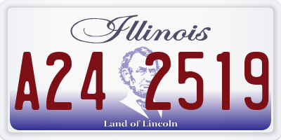 IL license plate A242519