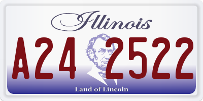 IL license plate A242522
