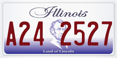 IL license plate A242527