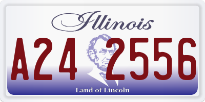IL license plate A242556