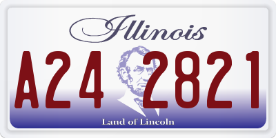 IL license plate A242821