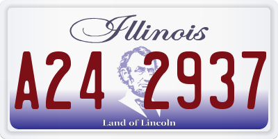 IL license plate A242937