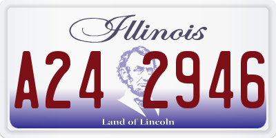 IL license plate A242946