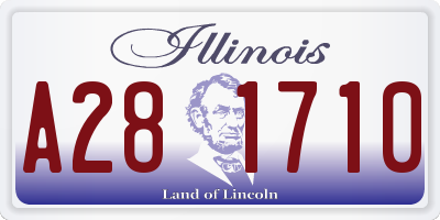 IL license plate A281710