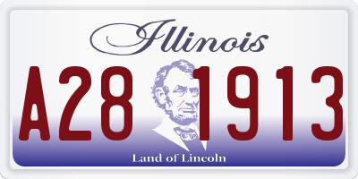 IL license plate A281913
