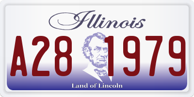 IL license plate A281979
