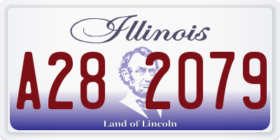 IL license plate A282079