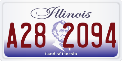 IL license plate A282094