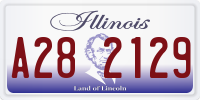 IL license plate A282129