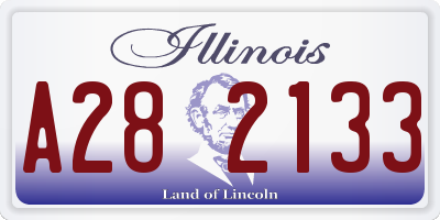 IL license plate A282133