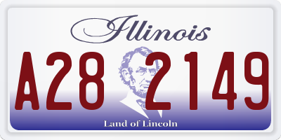 IL license plate A282149