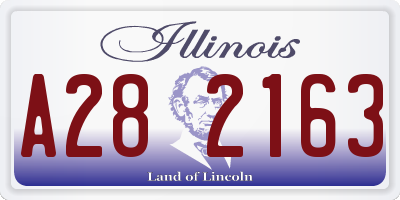 IL license plate A282163