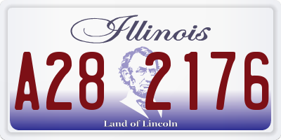 IL license plate A282176