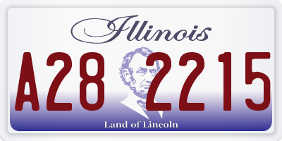 IL license plate A282215