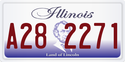 IL license plate A282271