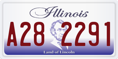 IL license plate A282291