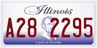 IL license plate A282295