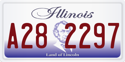 IL license plate A282297