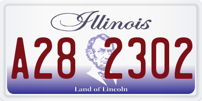 IL license plate A282302