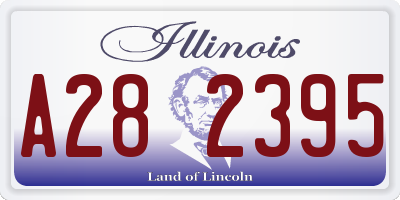 IL license plate A282395