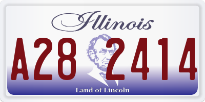 IL license plate A282414