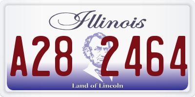 IL license plate A282464